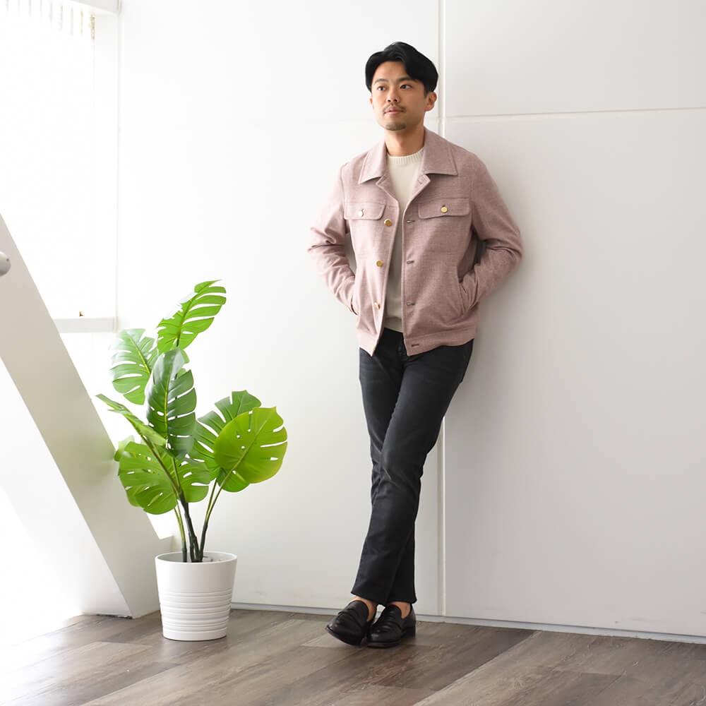 GABO LORO PIANA Super 170'S ガボ カシミヤ 金ボタン - メルカリ