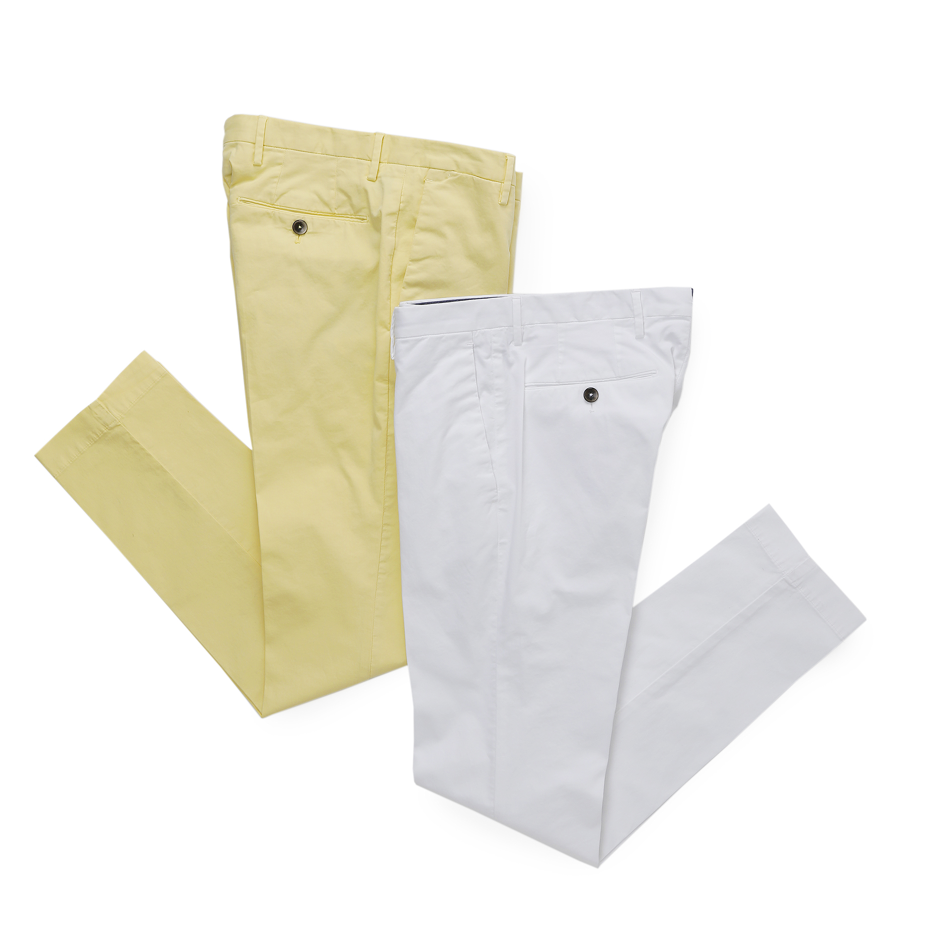 PT01 オフホワイトコットンパンツ 44 美品