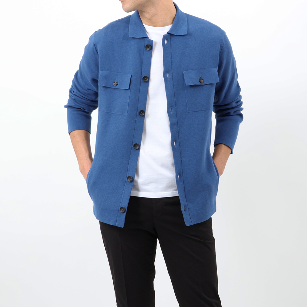 新品未使用】ZANONE（ザノーネ）シャツジャケットBLUSA - メルカリ