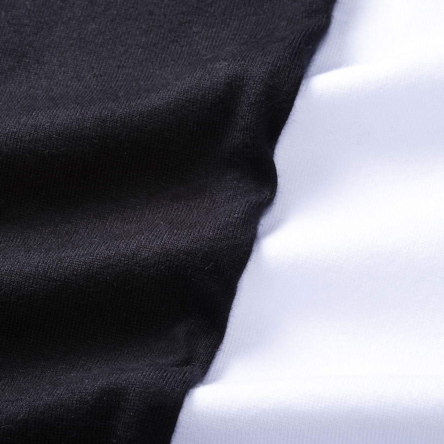 FEDELI ショートスリーブ Vネック Tシャツ 44 ホワイト フェデーリ綿100%状態