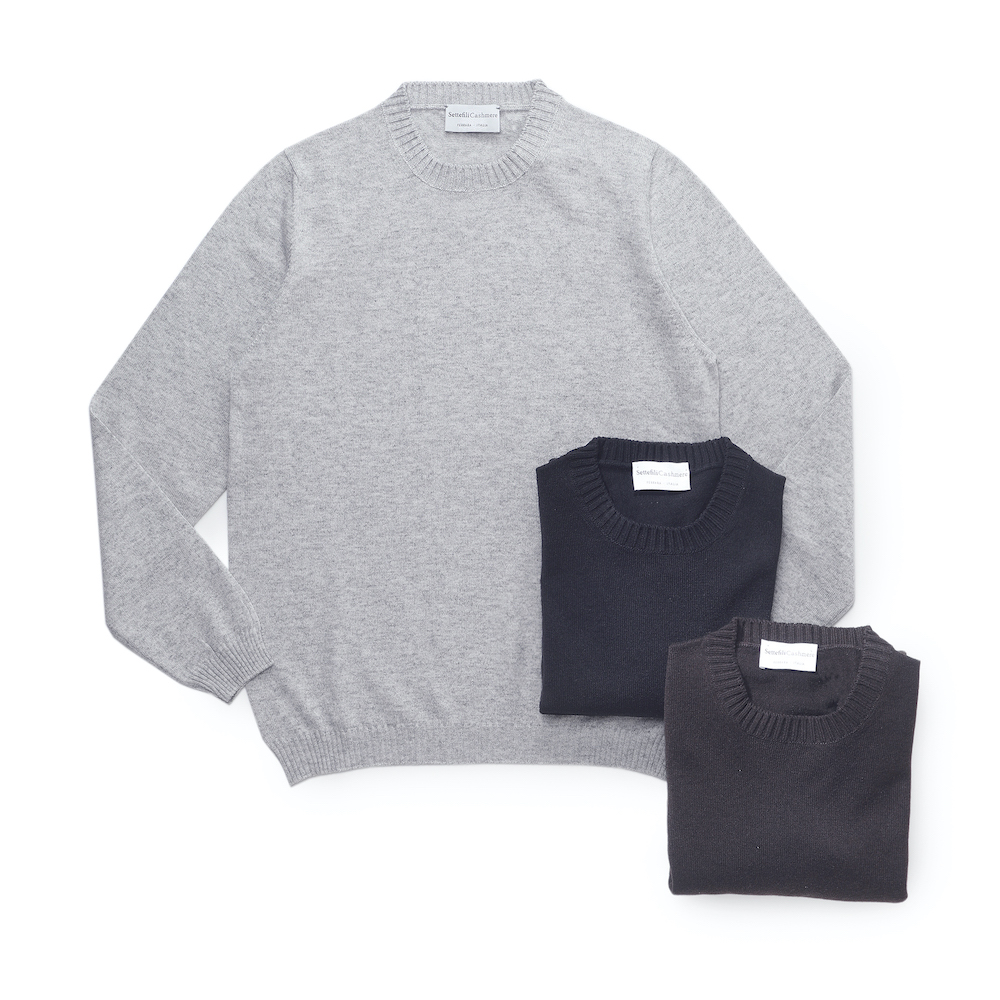 Settefili Cashmere セッテフィーリカシミアの長袖Tシャツ肩幅46cm