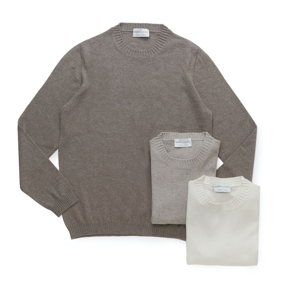 Settefili Cashmere セッテフィーリカシミアの長袖Tシャツ肩幅46cm