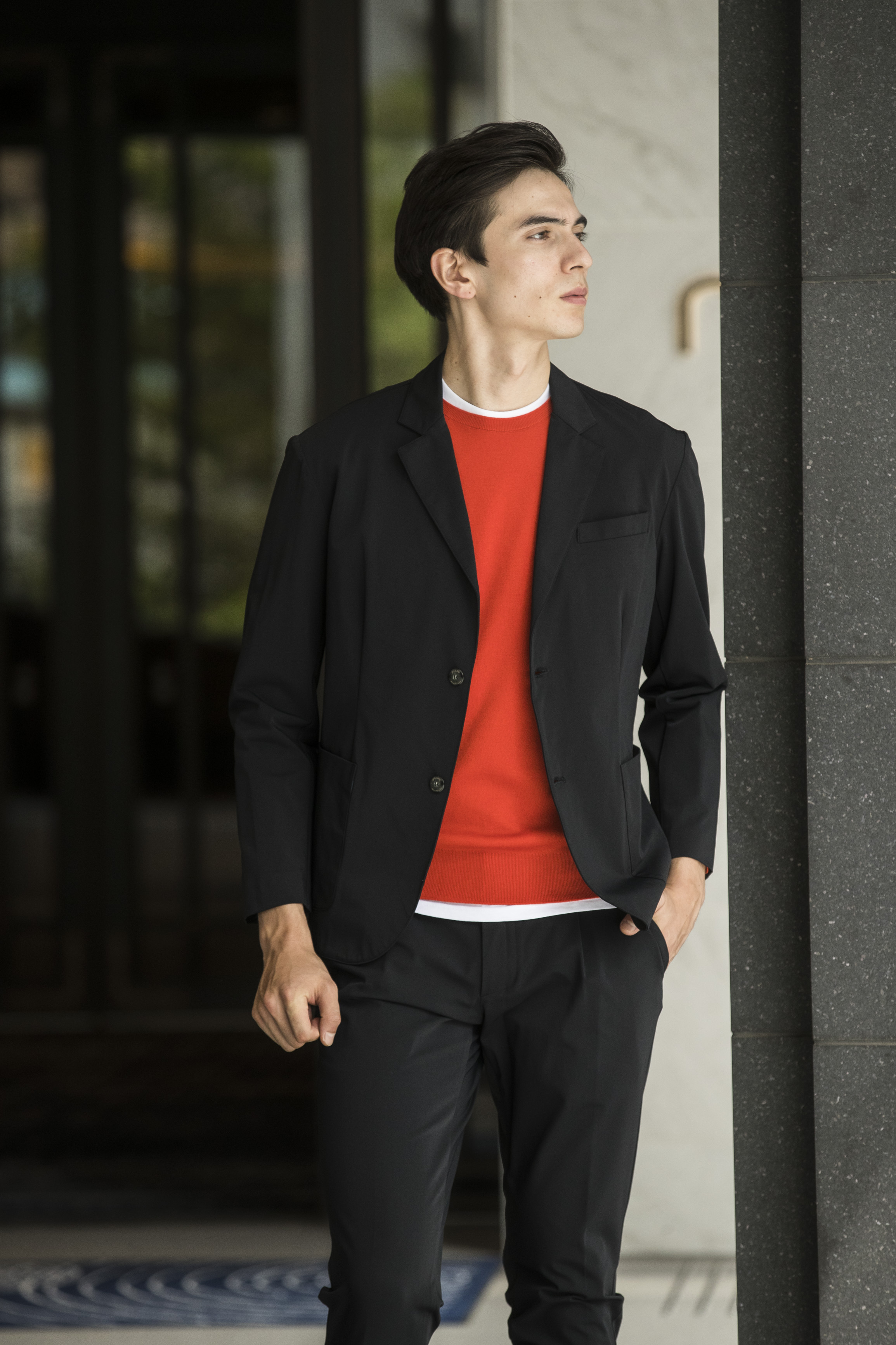 B.R.ONLINE - Style Web Magazine  Online Shop | ビー・アール・オンライン | ジャブスアルキヴィオ / ウォッシャブル  ウール ノープリーツ リラックス パンツ/MASACCIO M1/A7072U