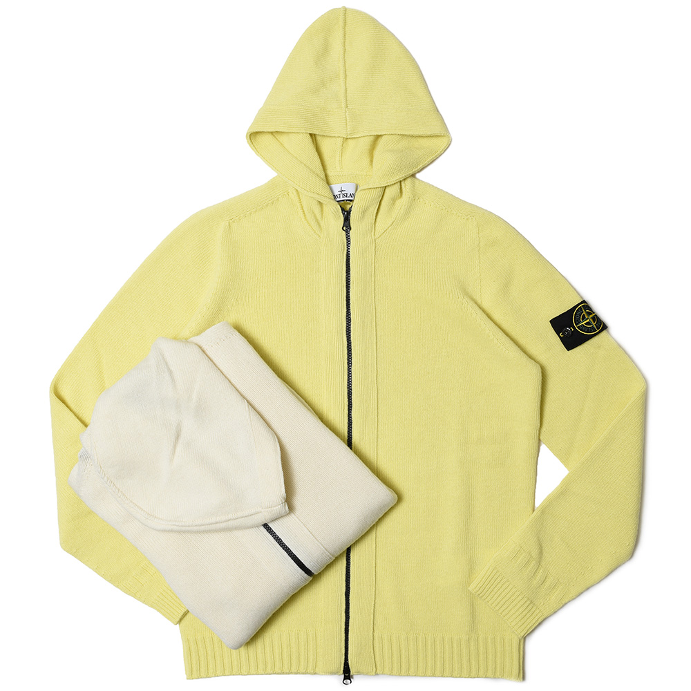 美品　Stone Island ストーンアイランド ウール コート ブラック