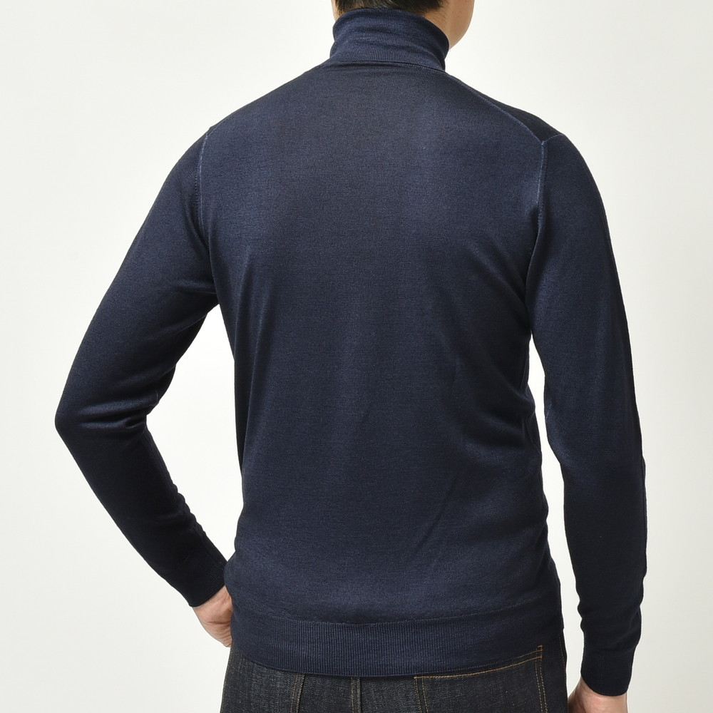FEDELI / フェデーリ / BR別注 リブ付き タートルネック Tシャツ