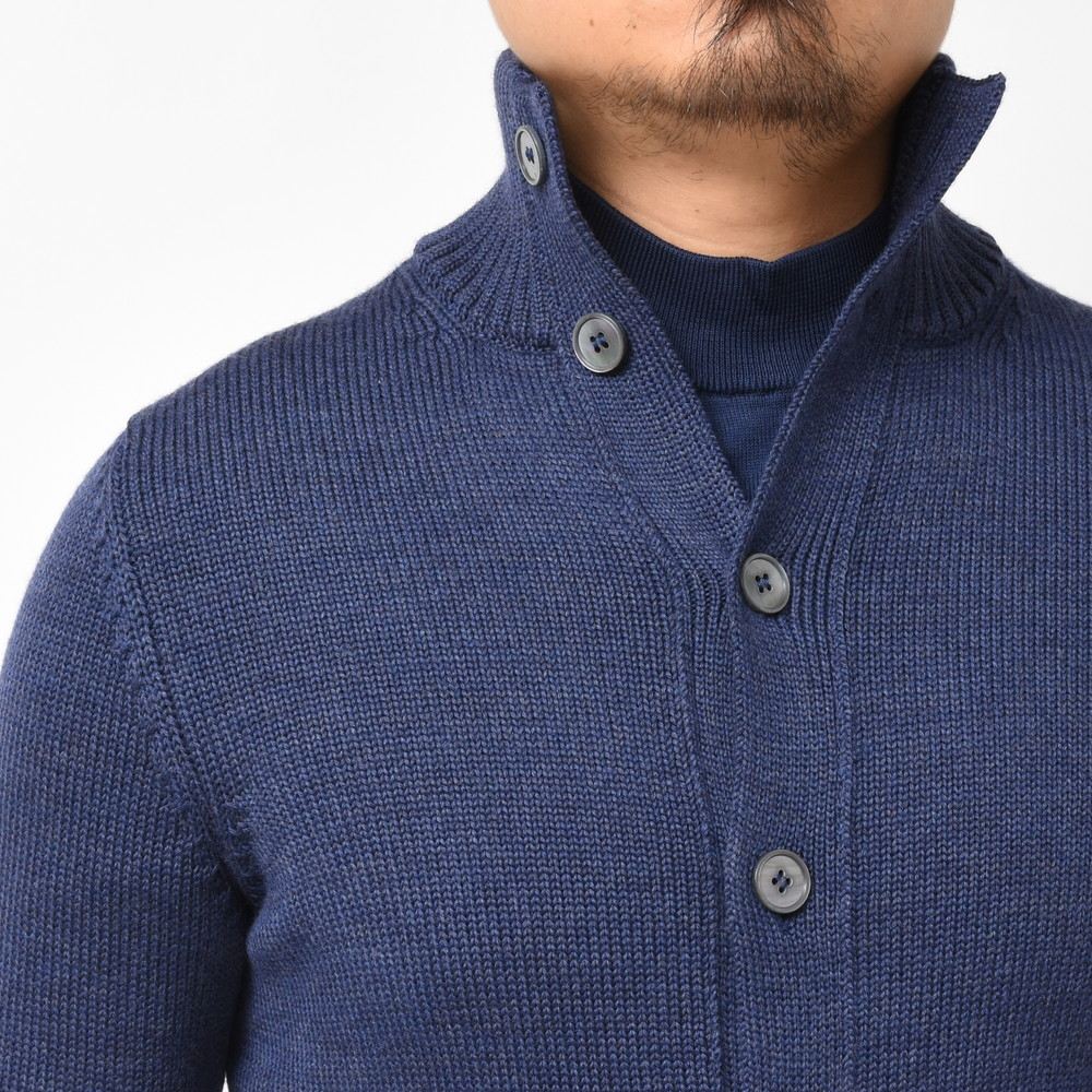 B.R.ONLINE - Style Web Magazine & Online Shop | ビー・アール・オンライン | 【京都伊勢丹×guji別注 】ZANONE(ザノーネ)<br>クレイジーカラー ケーブルニット<br>5ゲージウールメランジスタンドカラーニットカーディガン CHIOTO/812218/Z0229 1609200 B.R.ONLINE - Style Web Magazine & Online Shop | ビー・アール・オンライン | 【京都伊勢丹×guji別注 】ZANONE(ザノーネ)<br>90s ヘンリーネックセーター ウールニット USA製 メランジ 太ボーダー<br>5ゲージウールメランジスタンドカラーニットカーディガン CHIOTO/812218/Z0229 1609200