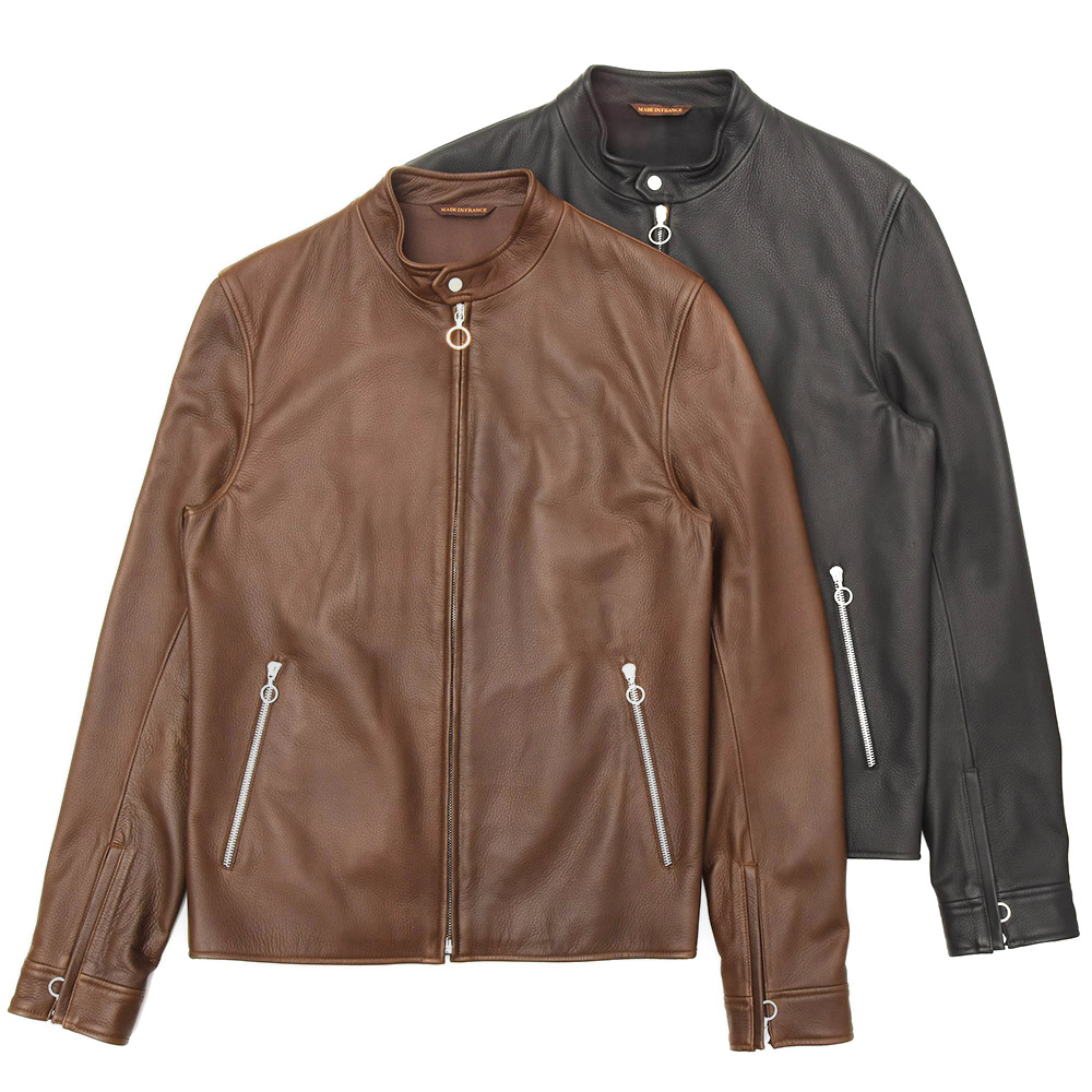 B.R.ONLINE - Style Web Magazine & Online Shop | ビー・アール・オンライン | SERAPHIN( セラファン)<br>最終値下げ COLE HAAN レザージャケット<br>ディアスキンシングルライダース BIKER ANDY 14292000025 B.R.ONLINE - Style Web Magazine & Online Shop | ビー・アール・オンライン | SERAPHIN( セラファン)<br>AVIREX 70周年記念アニバーサリーバージョン<br>ディアスキンシングルライダース BIKER ANDY 14292000025
