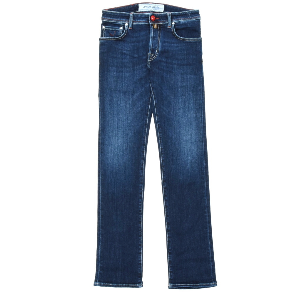 JACOB COHEN 【50%OFF／定価53,900円】JACOB ヤコブコーエン 国内正規品 イタリア製 テーパード ストレッチデニムパンツ  ジーンズ J688 COMF 1564-W1_11010 裾上げ無料 : myu clothing Yahoo!店 - 通販 -  Yahoo!ショッピング