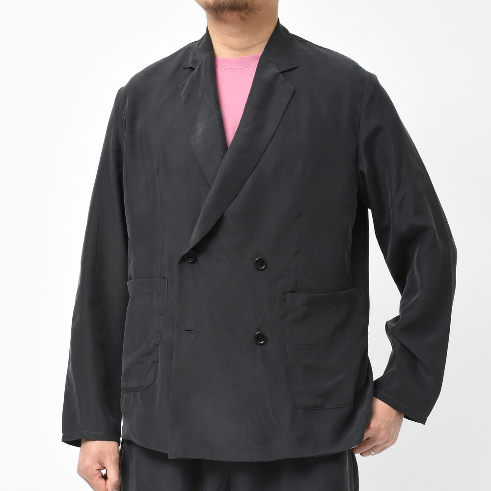 新品 moncao S モンサオ ジャケット ダブル ブラック 黒 定価6.5万