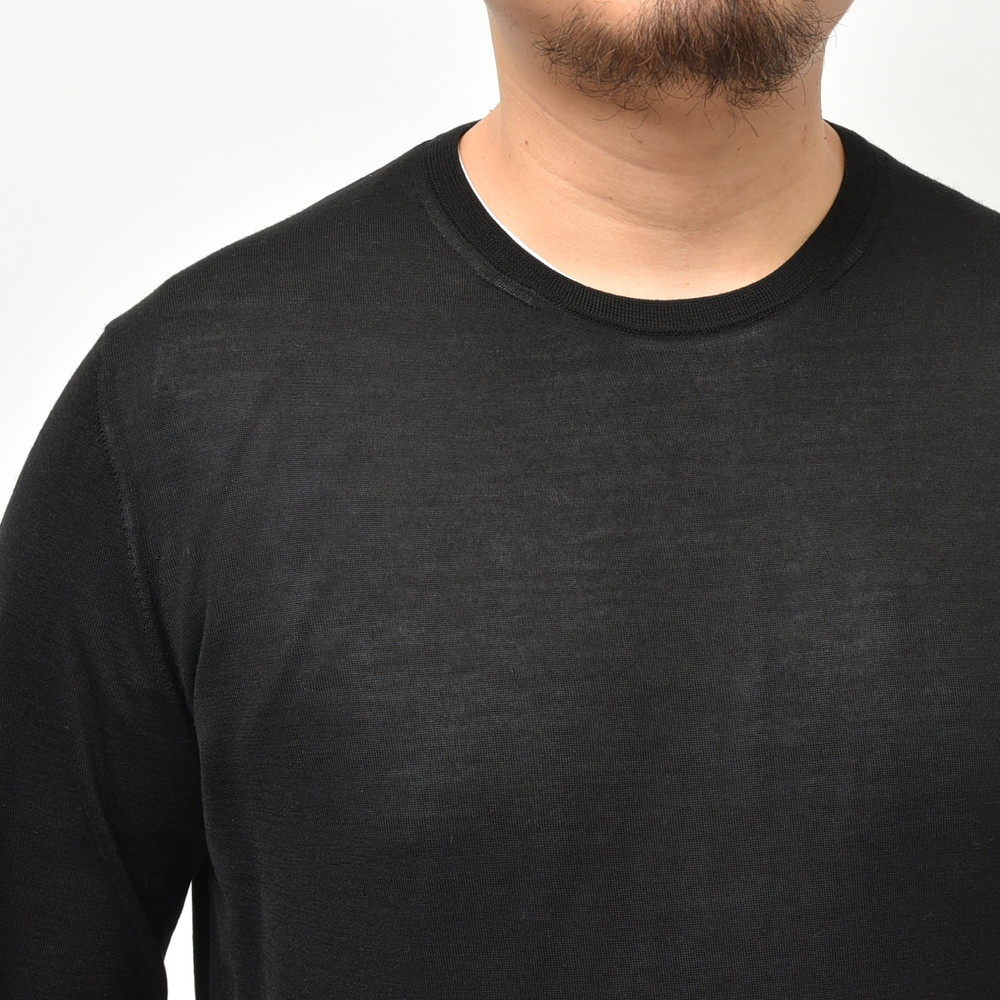 MANRICO CASHMERE（マンリコ カシミア）ハイゲージカシミアS/Sクルー