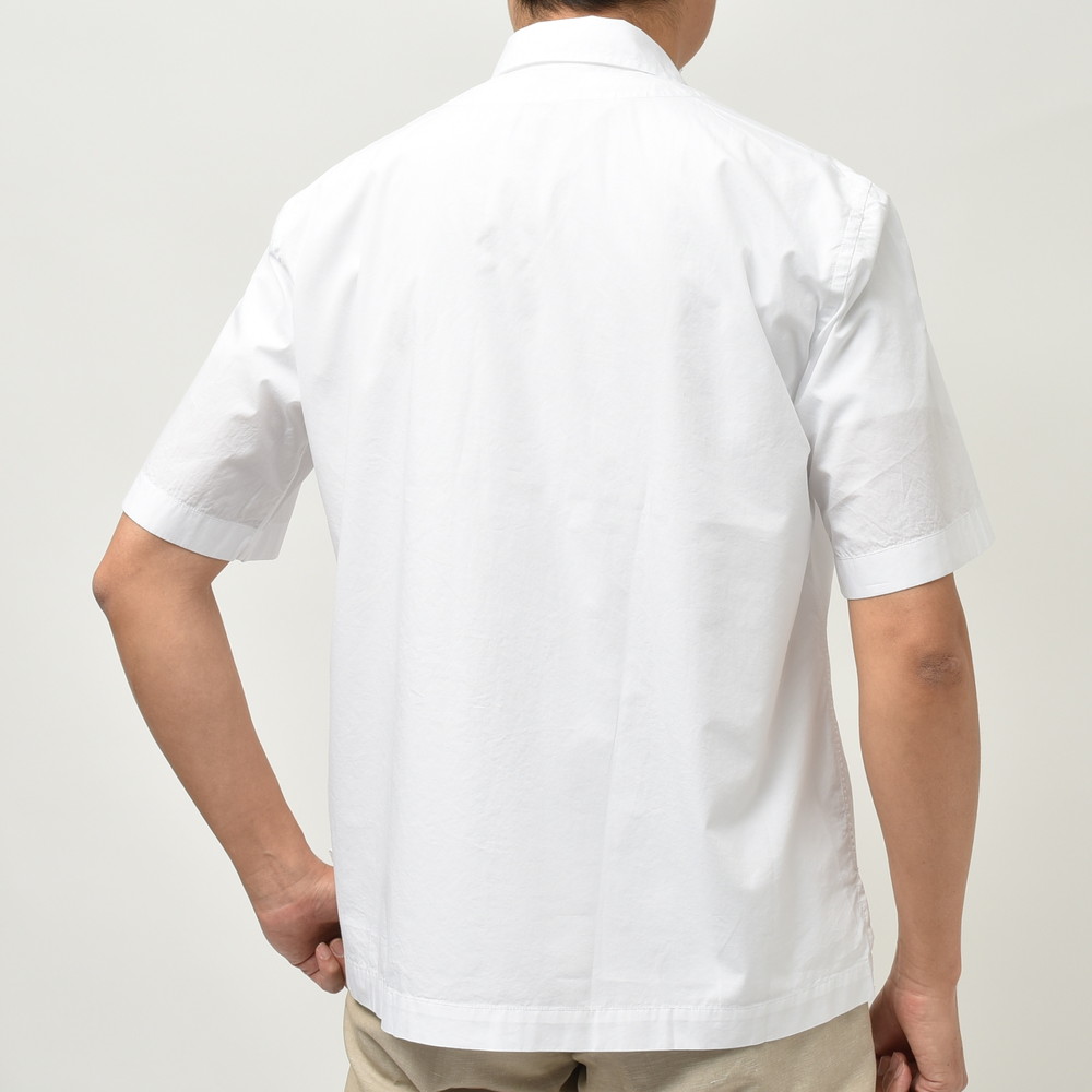 Bagutta（バグッタ ） ウォッシュドコットンポプリンソリッドS/S