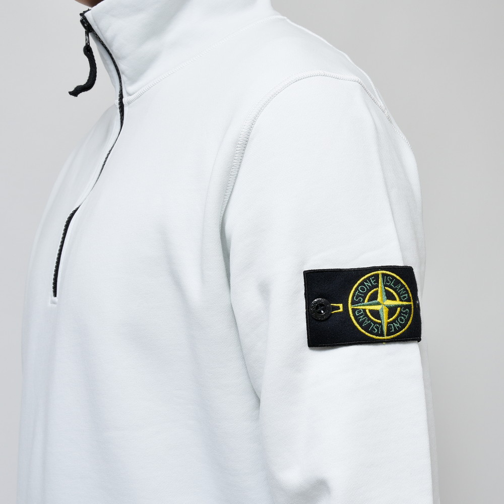 Style Web Magazine  Online Shop ビー・アール・オンライン STONE ISLAND（ ストーンアイランド）<br>ガーメントダイコットンスウェットスタンドカラーハーフジップカットソー 761561951