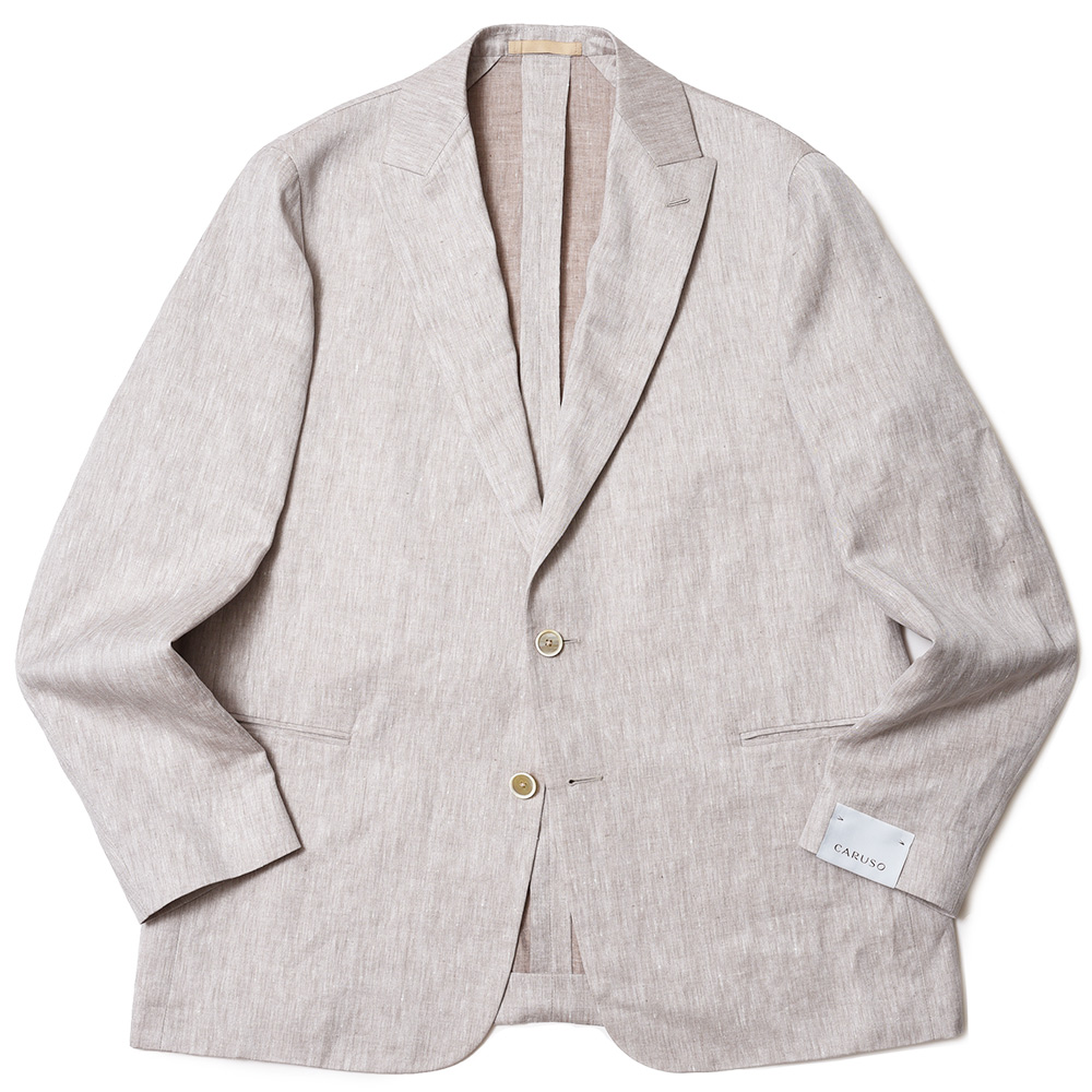 絶賛商品 CARUSO（カルーゾ） ソリッド ショールカラー ジャケット
