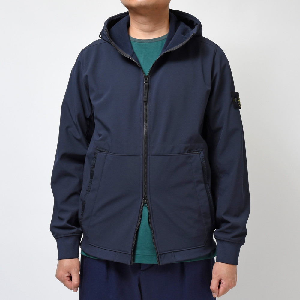 28197円国内最安値 産直商品 新品 STONE ISLAND フーデッドブルゾン M