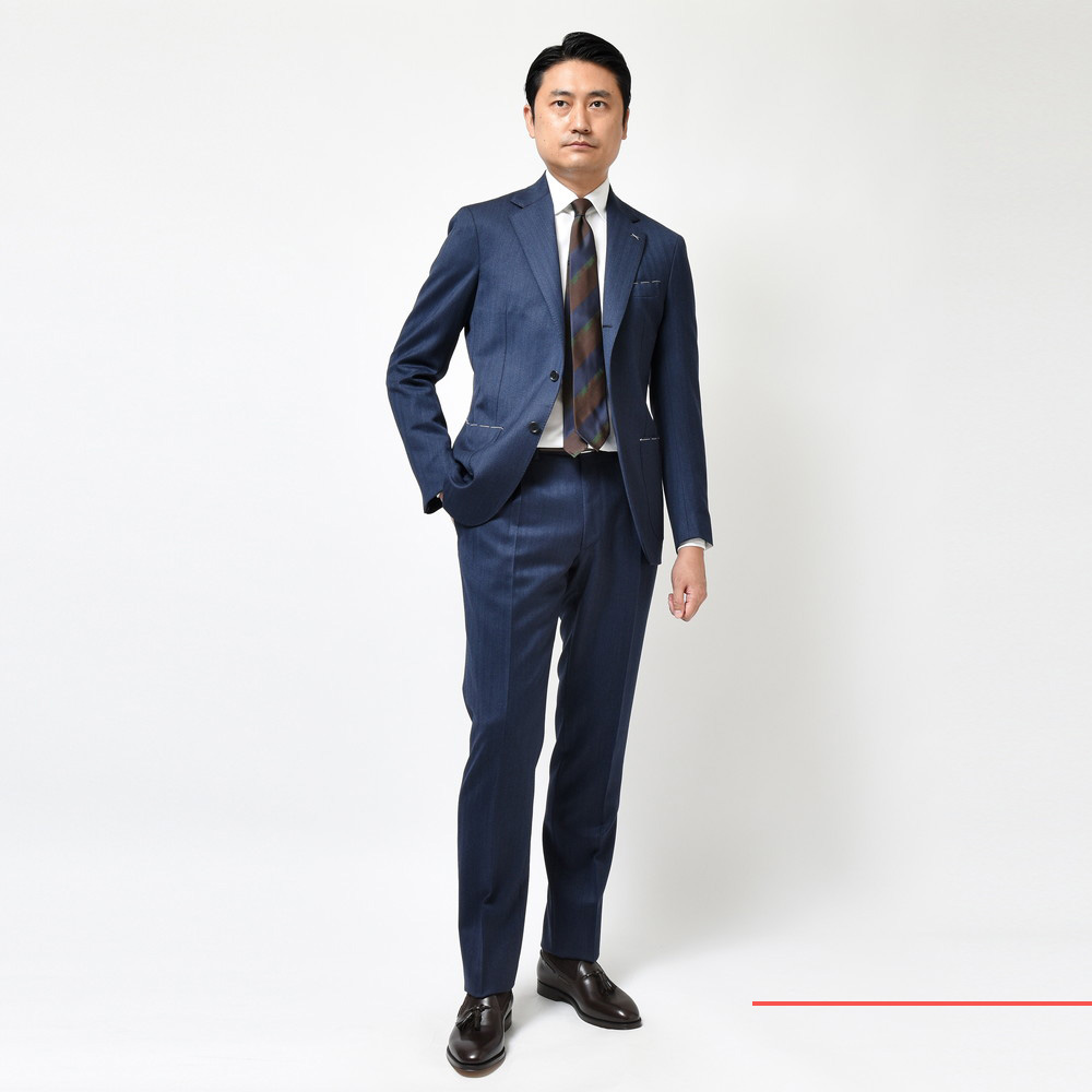 De Petrillo (デペトリロ) 下掛け ダブル前ジャケット