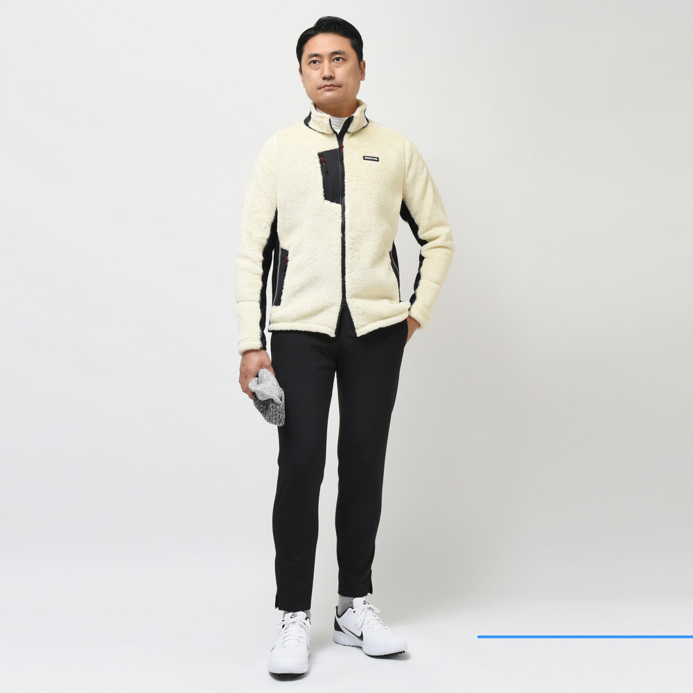 BRIEFING Fleece Jacket ブラック L ボア フリース