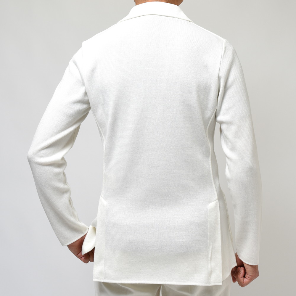 LARDINI（ラルディーニ）コットンミラノリブソリッドニット