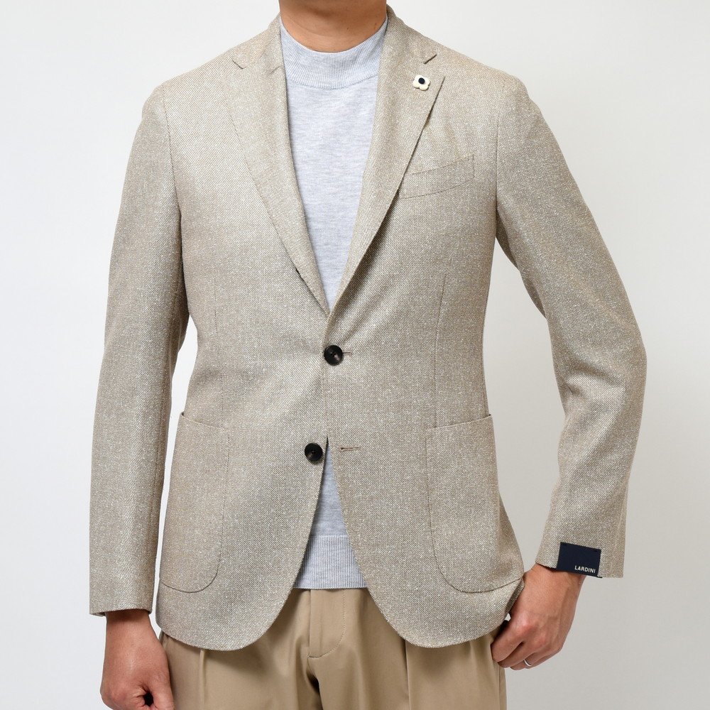 LARDINI (ラルディーニ) ニット ポケット ブルゾン