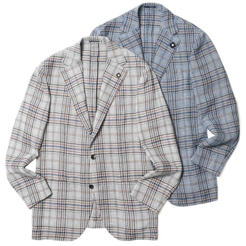 LARDINI ラルディーニ ジャケット シルク70% 麻30% サイズ42-