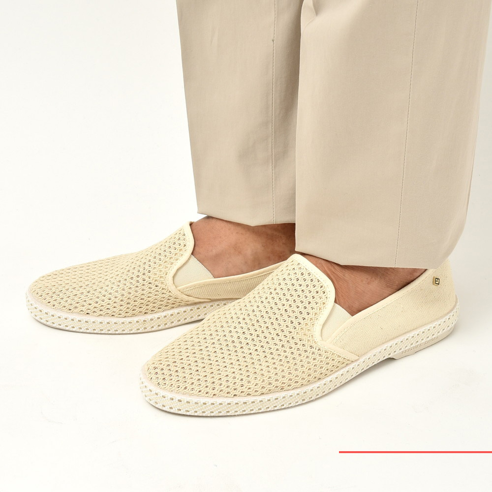 Style Web Magazine  Online Shop ビー・アール・オンライン Rivieras （リヴィエラ）<br>コットンメッシュ×キャンバススリッポン Classic20° 15011000039