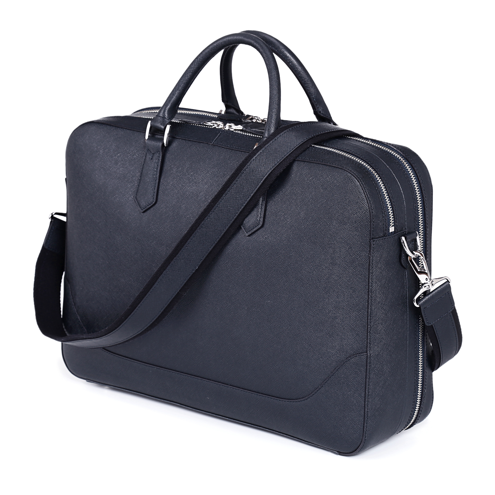 B R Online Style Web Magazine Online Shop ビー アール オンライン ペッレ モルビダ ブリーフバッグ 型押しレザー 2室タイプ Ca014 Nvy