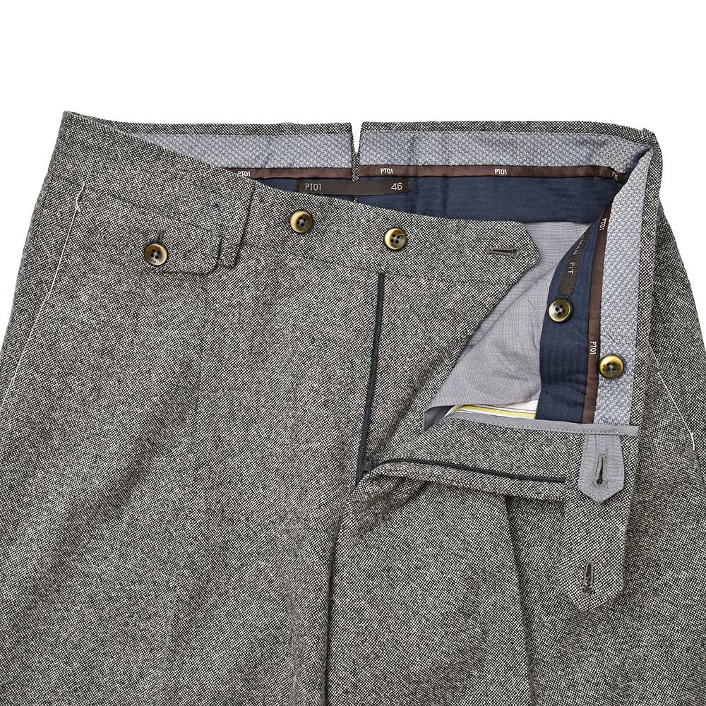 B R Online Style Web Magazine Online Shop ビー アール オンライン Pt01 ピーティーゼロウーノ Br Business ウール ホームスパン 1プリーツ パンツ Gentleman Fit