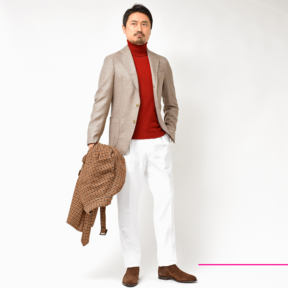 ゆったり柔らか 【新品未使用】gabo × Loro Piana リネン シルク混