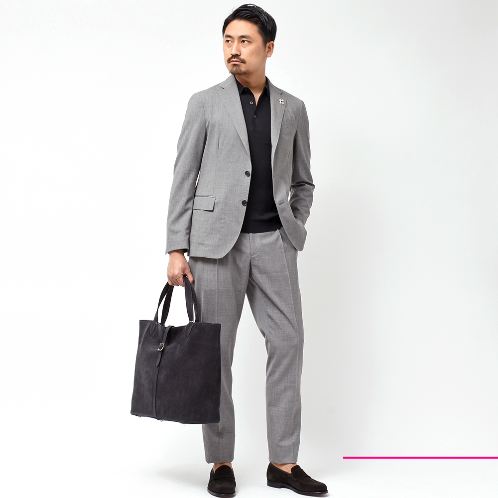 LARDINI easy wear パッカブルスーツ セットアップ | www.innoveering.net