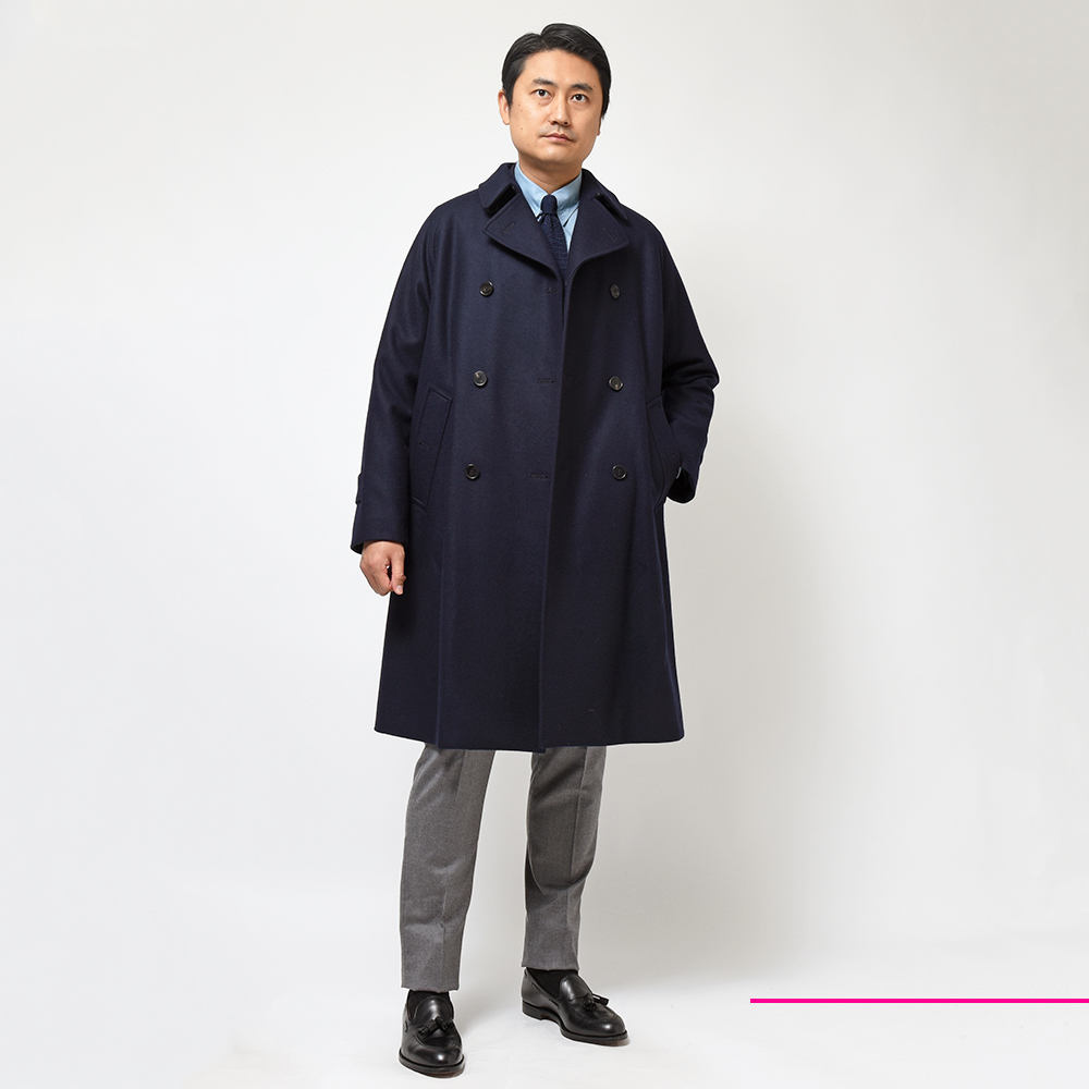 foufouメルトンダブルコートsサイズ(melton double coat)