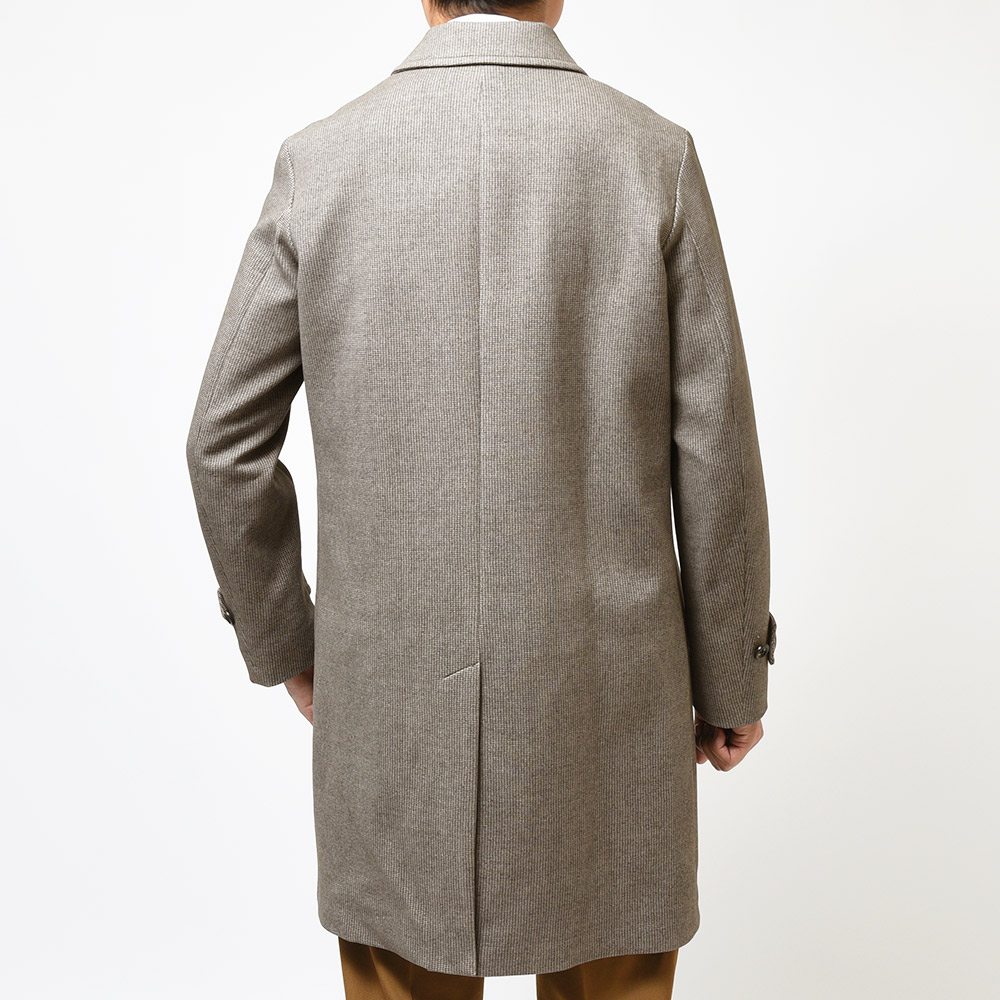 B.R.ONLINE - Style Web Magazine & Online Shop | ビー・アール・オンライン | CIRCOLO 1901 チルコロ1901<br>コットン ストレッチ ジャージー ハウンドトゥース シングルステンカラーコート B.R.ONLINE - Style Web Magazine & Online Shop | ビー・アール・オンライン | CIRCOLO 1901 チルコロ1901<br>コットン ストレッチ ジャージー ハウンドトゥース シングルステンカラーコート