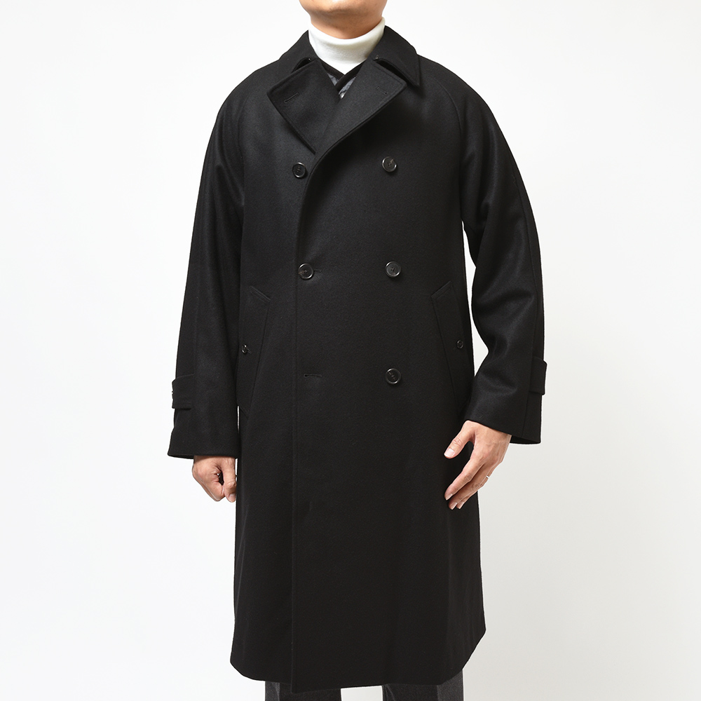 foufouメルトンダブルコートsサイズ(melton double coat)