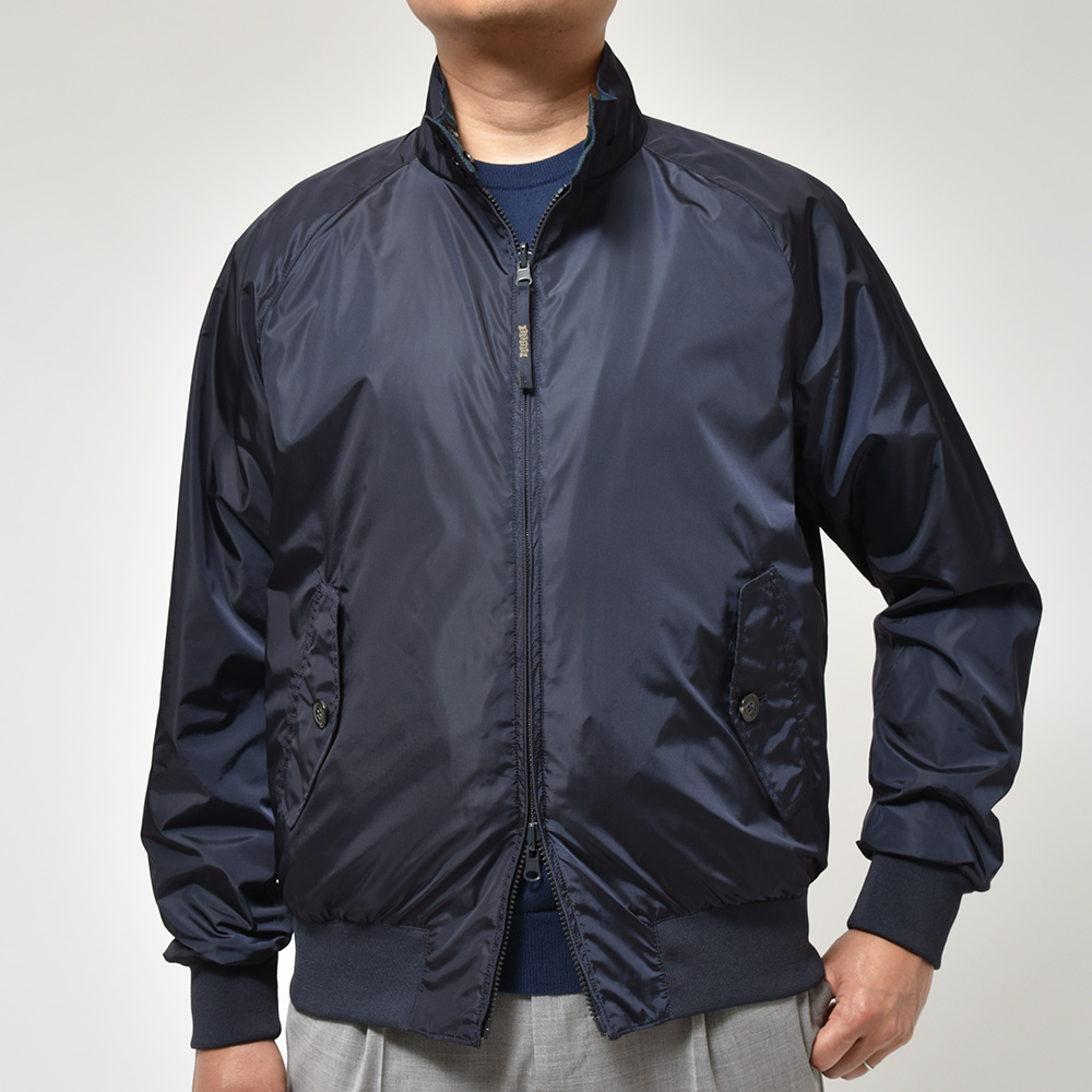 B.R.ONLINE - Style Web Magazine & Online Shop | ビー・アール・オンライン | BARACUTA  バラクータ<br>REVERSIBLE G9 ジーナイン ナイロン リバーシブル スイングトップ ブルゾン
