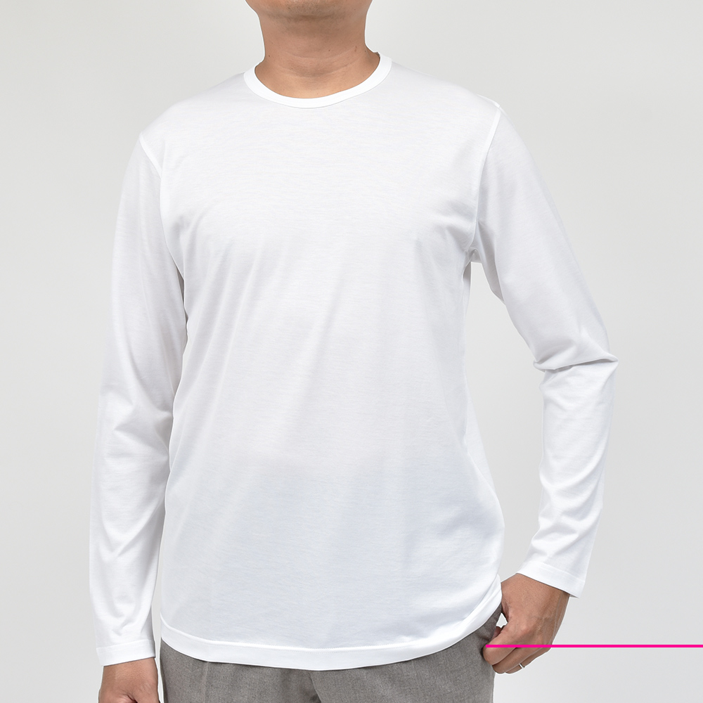 B.R.ONLINE - Style Web Magazine & Online Shop | ビー・アール・オンライン | SUNSPEL サンスペル <br>◎つーちゃん ページ<br>スーピマコットン クラシックロングスリーブTシャツ クルーネック カットソー B.R.ONLINE - Style Web Magazine & Online Shop | ビー・アール・オンライン | SUNSPEL サンスペル <br>空調服<br>スーピマコットン クラシックロングスリーブTシャツ クルーネック カットソー