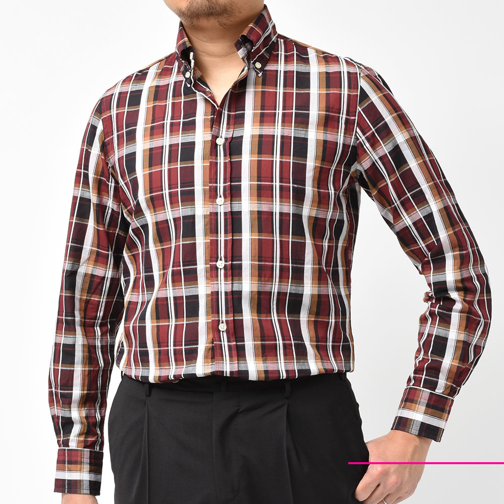 GUY ROVER ギローバー チェックシャツ | mdh.com.sa