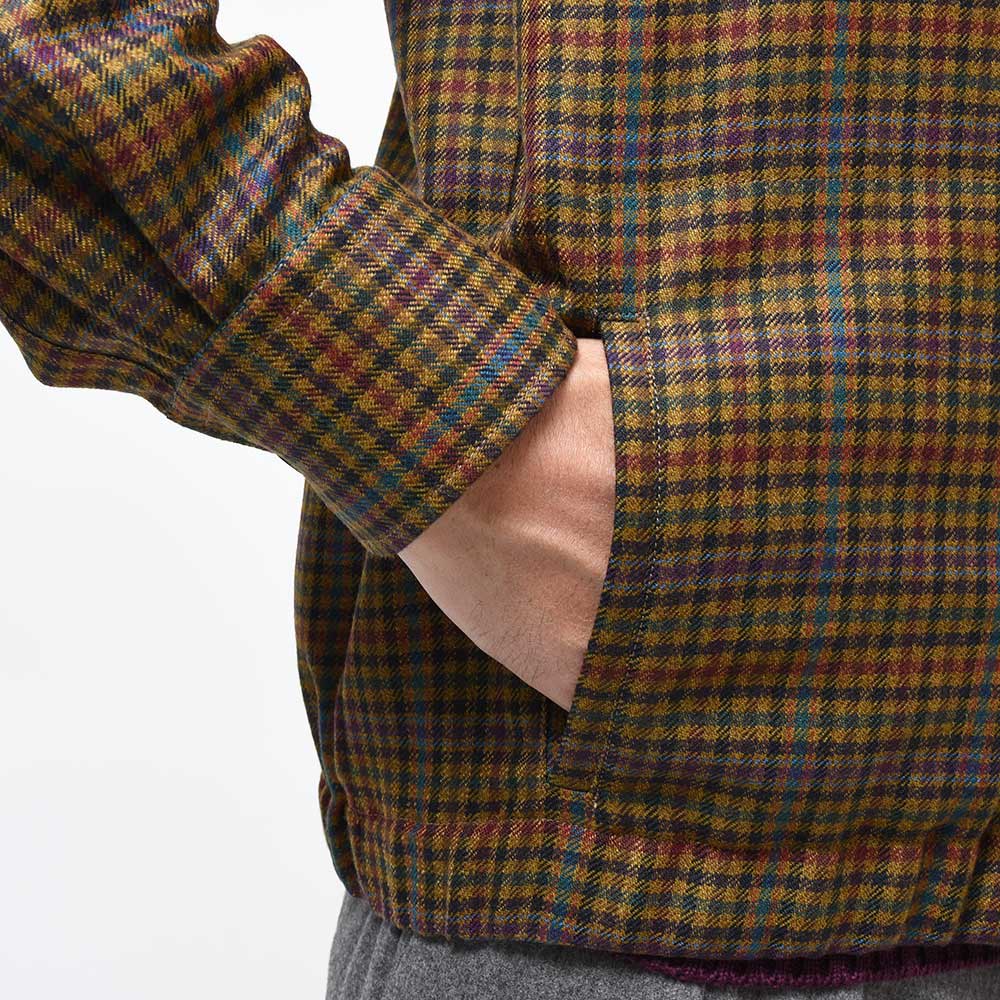 B.R.ONLINE - Style Web Magazine & Online Shop | ビー・アール・オンライン | PT TORINO ピーティー トリノ<br>ヴァージンウール ガンクラブチェック ジップアップ シャツブルゾン B.R.ONLINE - Style Web Magazine & Online Shop | ビー・アール・オンライン | PT TORINO ピーティー トリノ<br>ヴァージンウール ガンクラブチェック ジップアップ シャツブルゾン