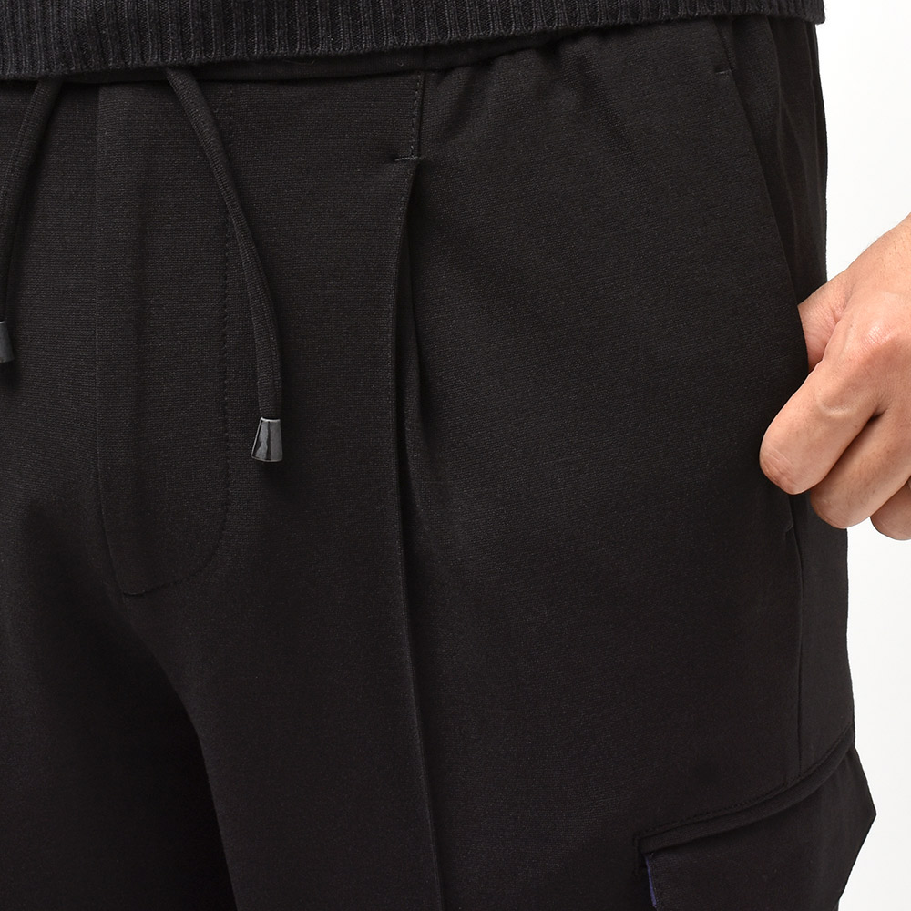 B.R.ONLINE - Style Web Magazine & Online Shop | ビー・アール・オンライン | giab's  ARCHIVIO ジャブスアルキヴィオ<br>SPACE-FIT TIZIANO スタンダードジャージー 1プリーツ カーゴパンツ