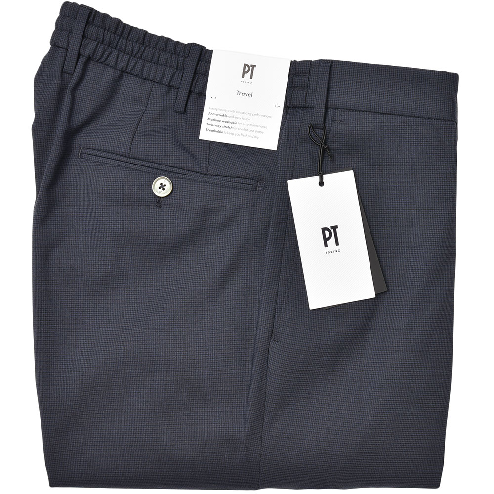 10％OFF】 新品 PT TORINO 美脚スリム ストレッチ チノカーキブラウン