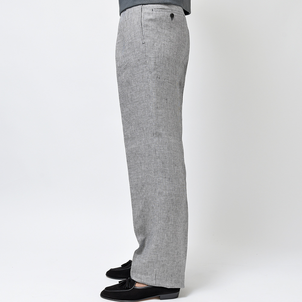B.R.ONLINE - Style Web Magazine & Online Shop | ビー・アール・オンライン | BERNARD ZINS ベルナール ザンス<br>FaxCopyExpress:hand in front pocket<br>BAC バック リネン ハウンドトゥース 2インプリーツ ワイドパンツ B.R.ONLINE - Style Web Magazine & Online Shop | ビー・アール・オンライン | BERNARD ZINS ベルナール ザンス<br>パンツ REGULATION W/Gabardine Slim String Pants<br>BAC バック リネン ハウンドトゥース 2インプリーツ ワイドパンツ