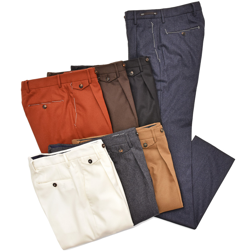 18％OFF】【18％OFF】新品 PT01 ウール混 パンツ チノパン スラックス