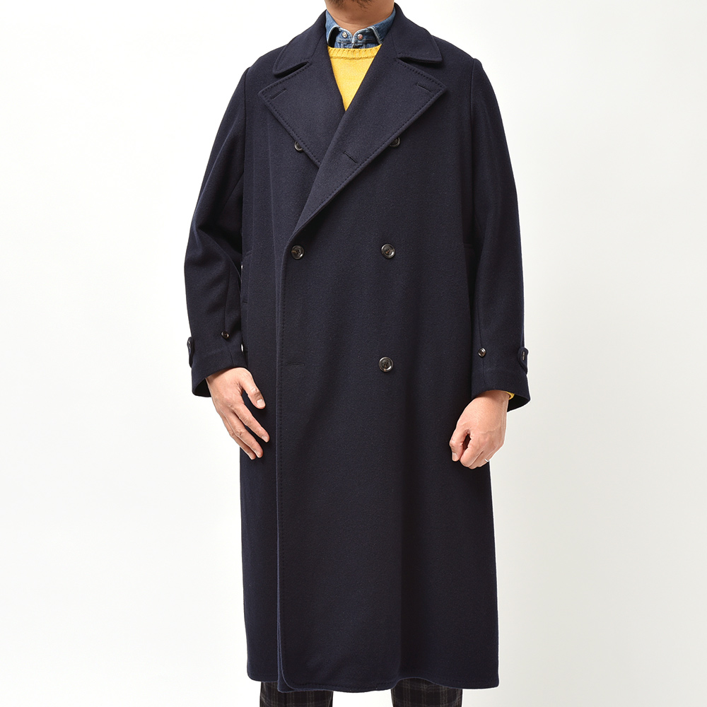 Stile Latino ダブルブレストウールコート