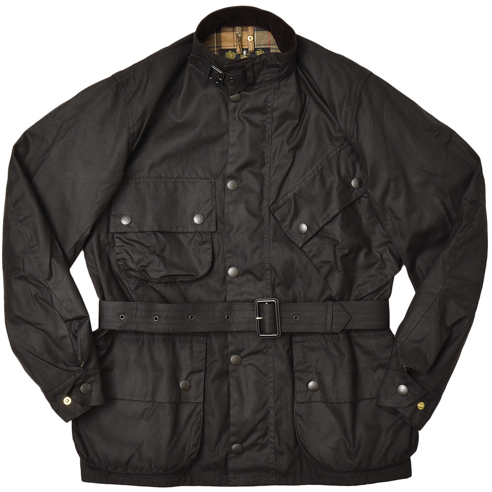 EX Barbour INTERNATIONAL オイルドジャケット 黒 L