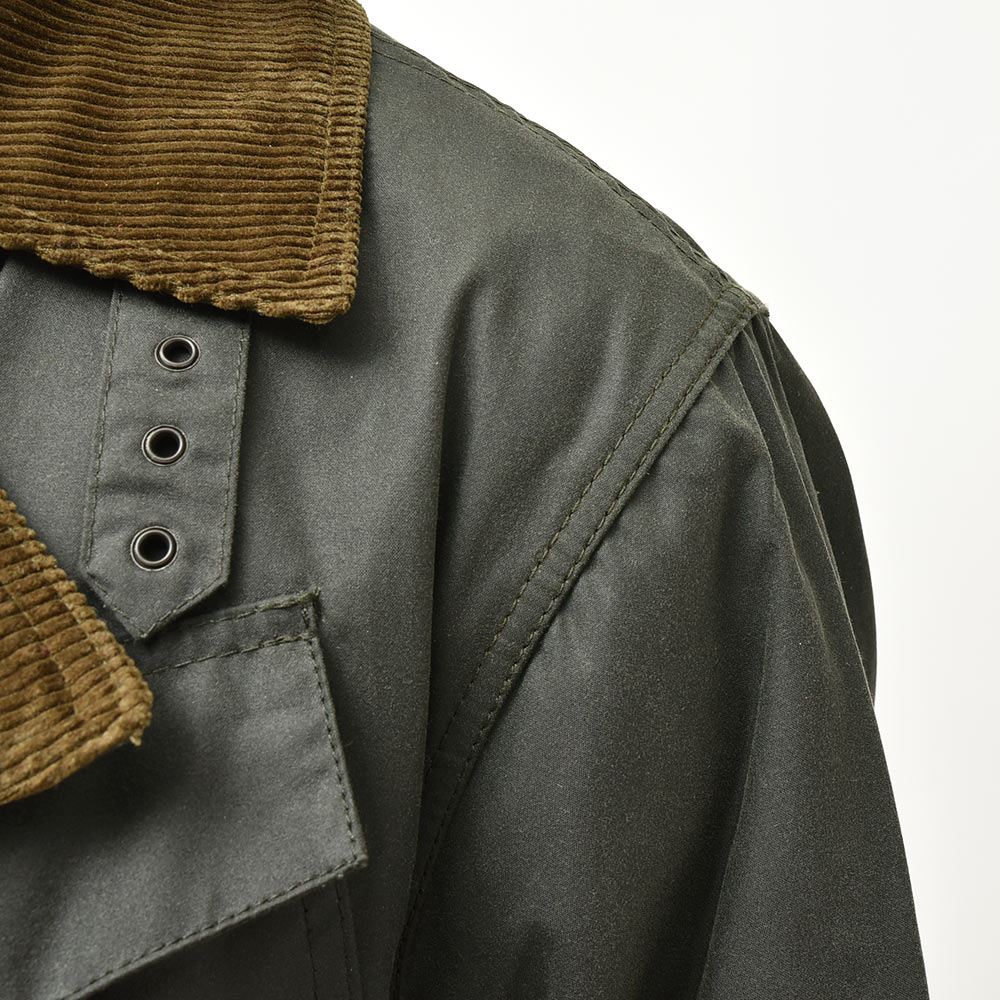 Barbour - Despatch Riders Belted Corduroy-Trimmed Waxed
