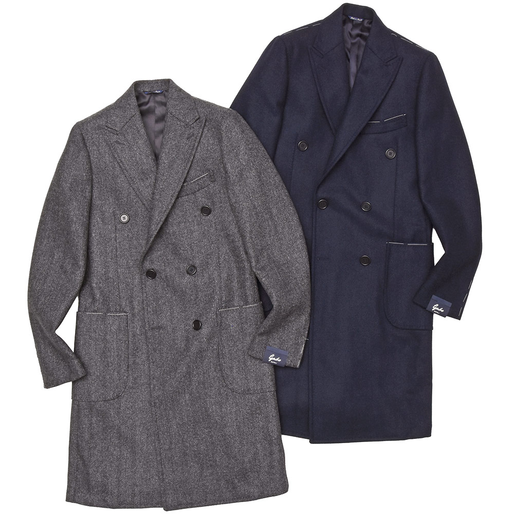 MACKINTOSH ウールコート ダブル 42 ハウンドトゥース 詳しい