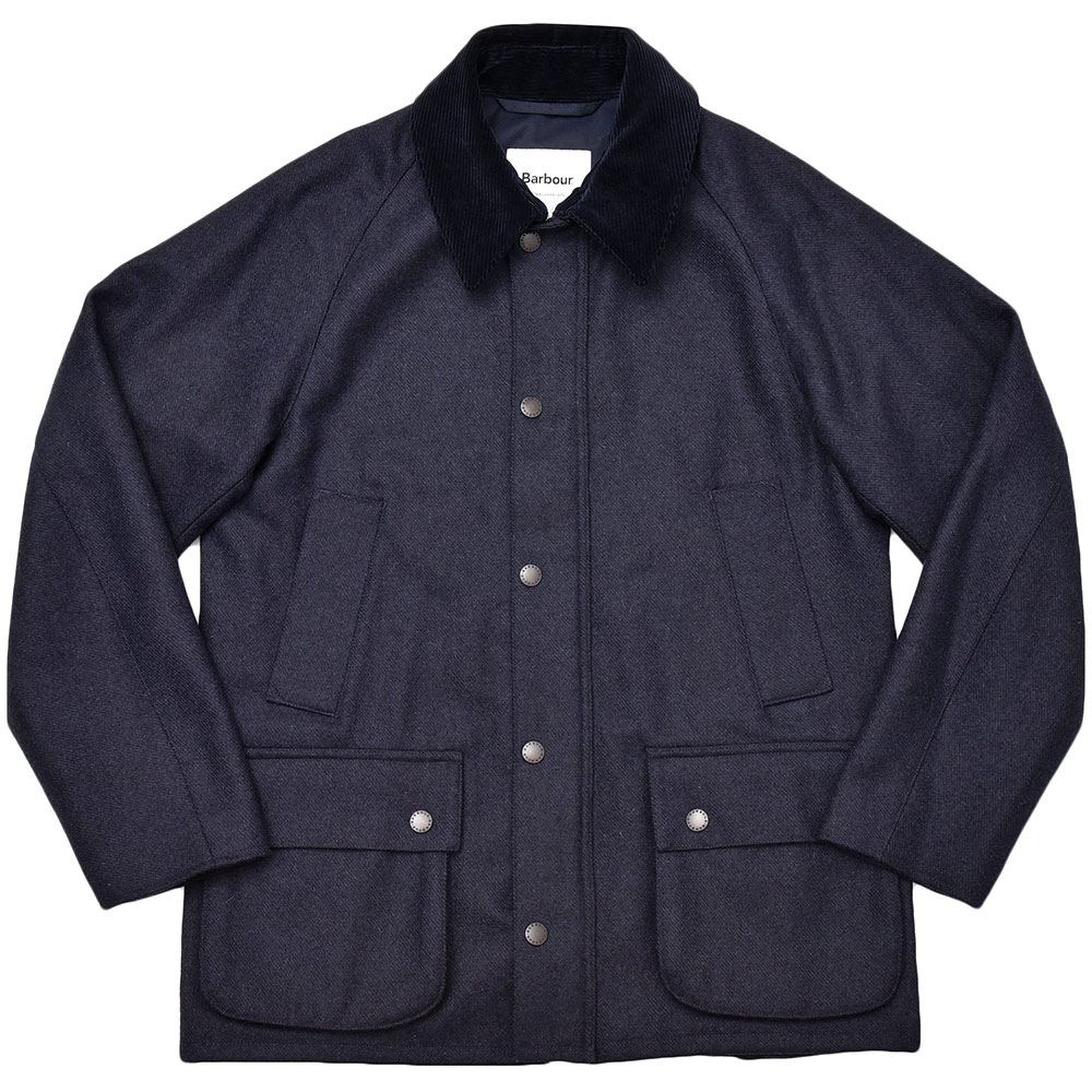 barbour BEDEIR 36 ウール　ネイビー　バブアー　ビデイル