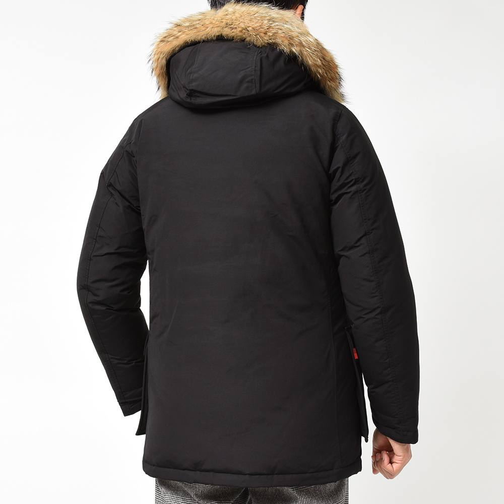 WOOLRICH NEW ARCTICPARKAコットンナイロンダウンジャケット