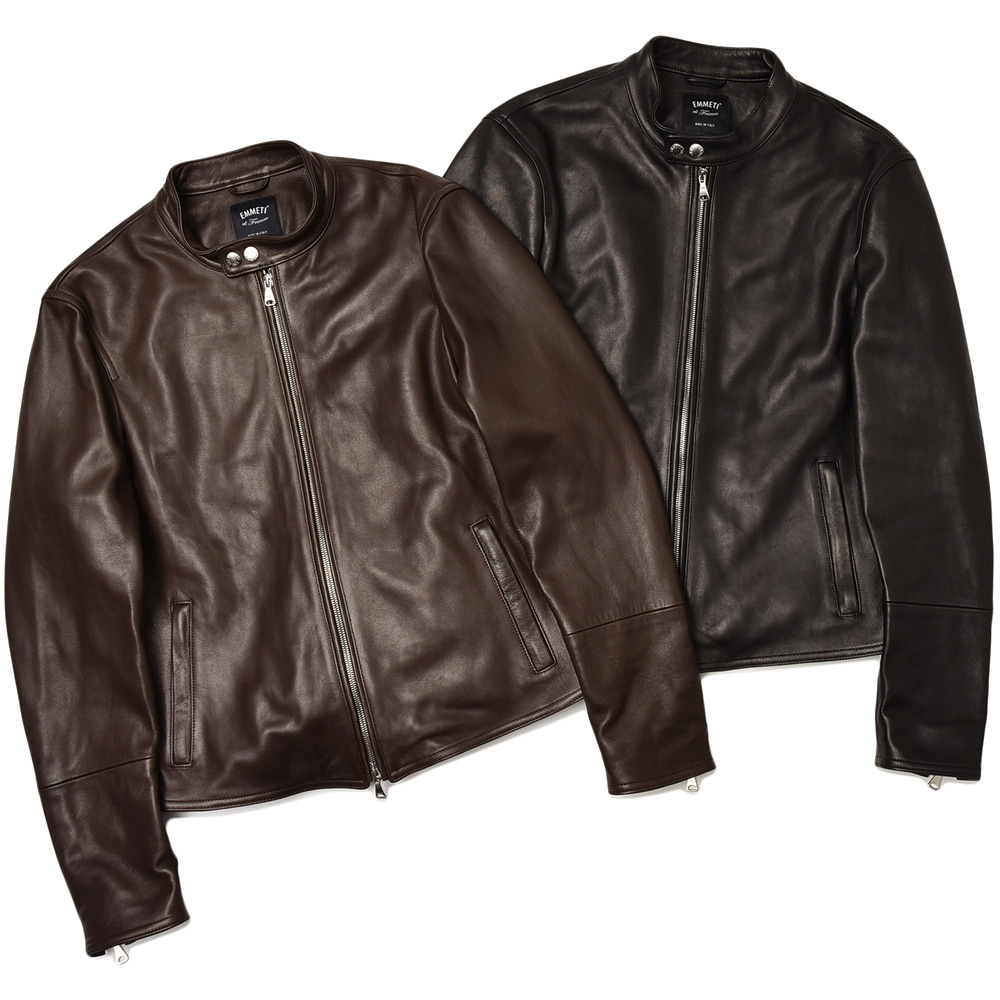 B.R.ONLINE - Style Web Magazine & Online Shop | ビー・アール・オンライン | EMMETI エンメティ <br>サンローラン エディ期 L01 ライダース<br>H UOMO アッカ ウォモ ラムナッパ 干場義雅別注 シングルライダース ジャケット B.R.ONLINE - Style Web Magazine & Online Shop | ビー・アール・オンライン | EMMETI エンメティ <br>アンダーカバー ライダース トムヨーク着 Lサイズ<br>H UOMO アッカ ウォモ ラムナッパ 干場義雅別注 シングルライダース ジャケット