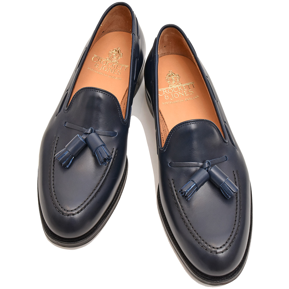 タッセルロ ローファー CROCKETT＆JONES / CAVENDISH3 カーフ タッセル