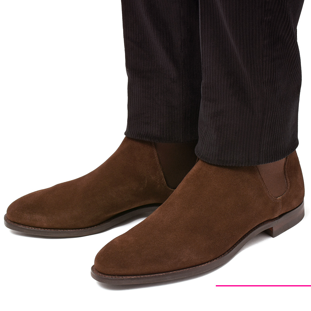 B R Online Style Web Magazine Online Shop ビー アール オンライン Crockett Jones クロケットアンドジョーンズ Br Chelsea8 スエード サイドゴアブーツ