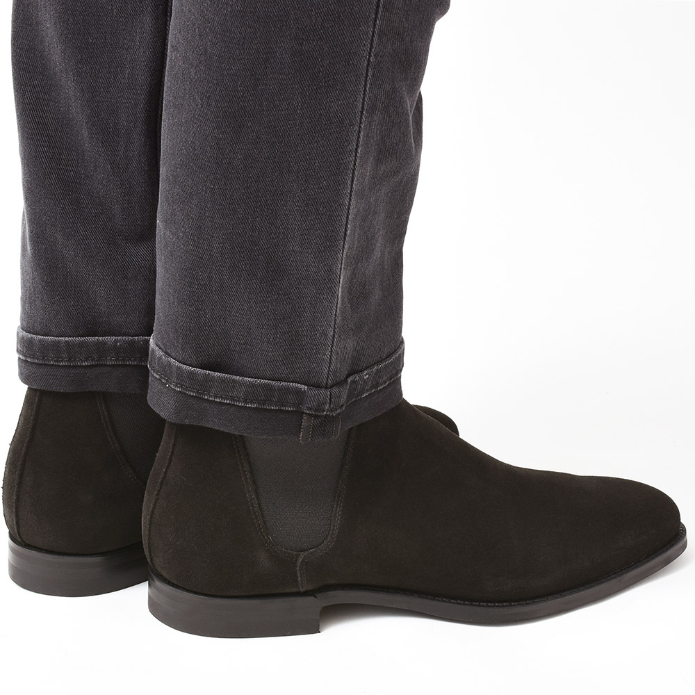 B.R.ONLINE - Style Web Magazine  Online Shop | ビー・アール・オンライン |  Crockett＆Jones（クロケットアンドジョーンズ）<br>CHELSEA8 スエード サイドゴアブーツ