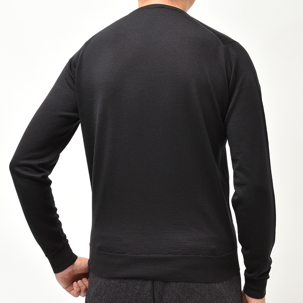 B.R.ONLINE - Style Web Magazine  Online Shop | ビー・アール・オンライン | JOHN SMEDLEY  ジョンスメドレー<br>KERSHAW メリノウール 30ゲージ クルーネック ニット MODERN FIT